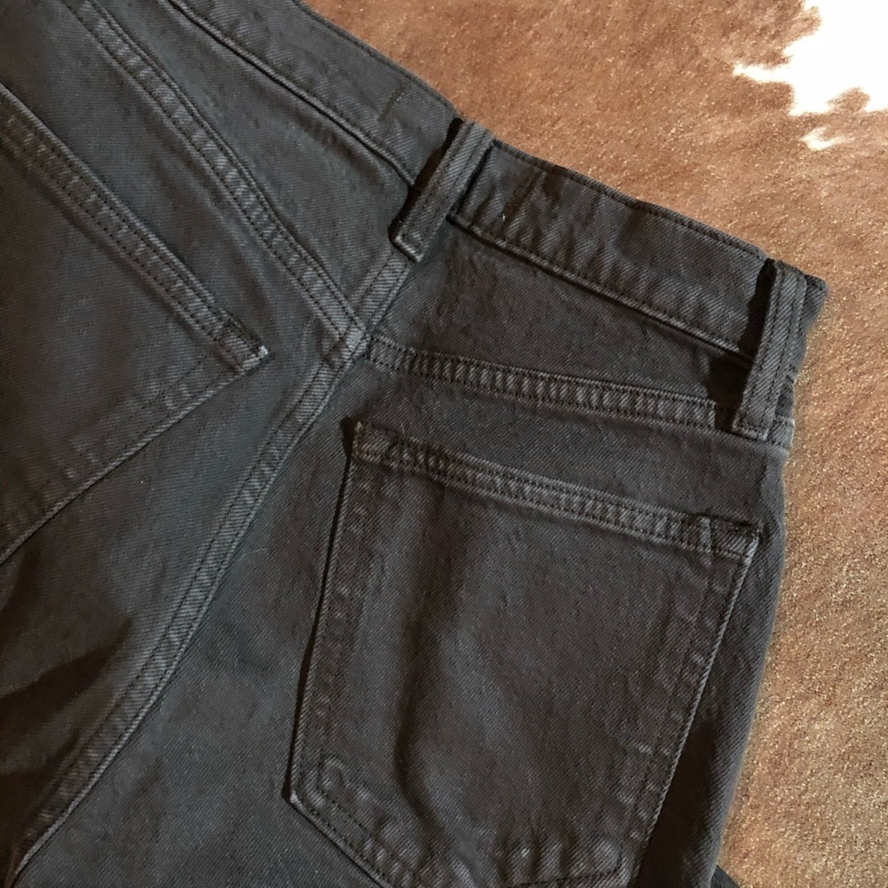 Abercrombie and Fitch the 90s Straight High Rise Chocolate Brown Jeans Size 24 - Picture 5 of 5